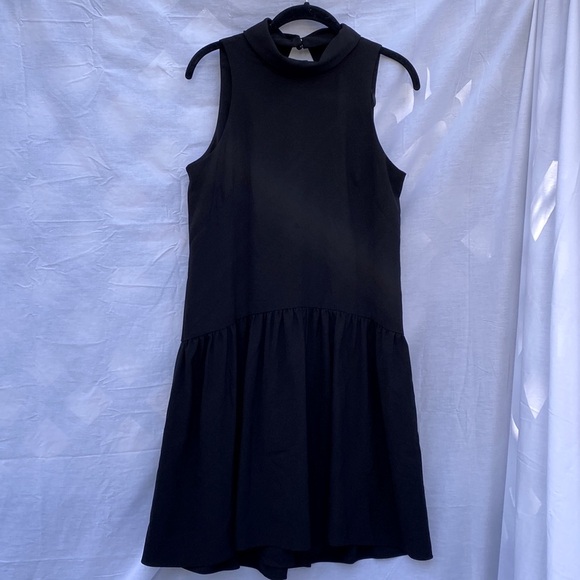 Eliza J Dresses & Skirts - Eliza J Black Sleeveless Dress With Collar